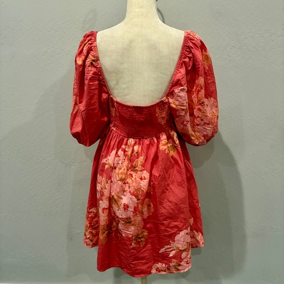 Free People Peony Babydoll Dress in Femme Combo - Size Large - Picture 6 of 14